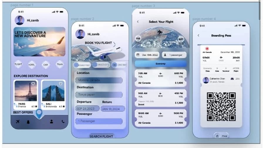 SkyJourney Flight Booking App